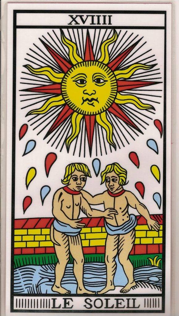 carta del sol tarot