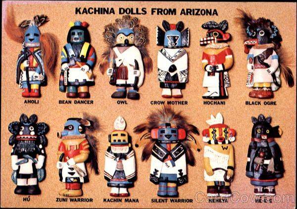 representación de la mitología y los dioses Anasazi