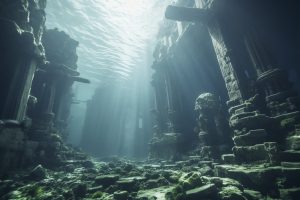 ruinas de la ciudad perdida de la Atlántida