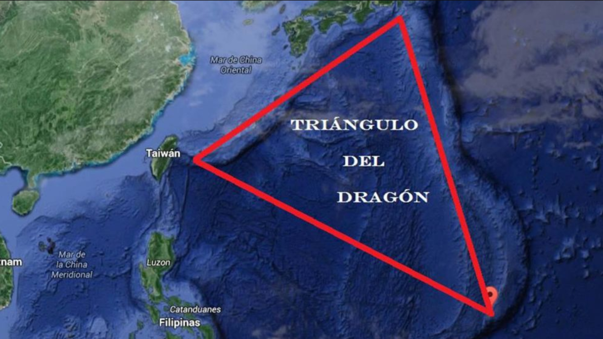ubicación del triangulo del dragón misterios civilizaciones perdidas